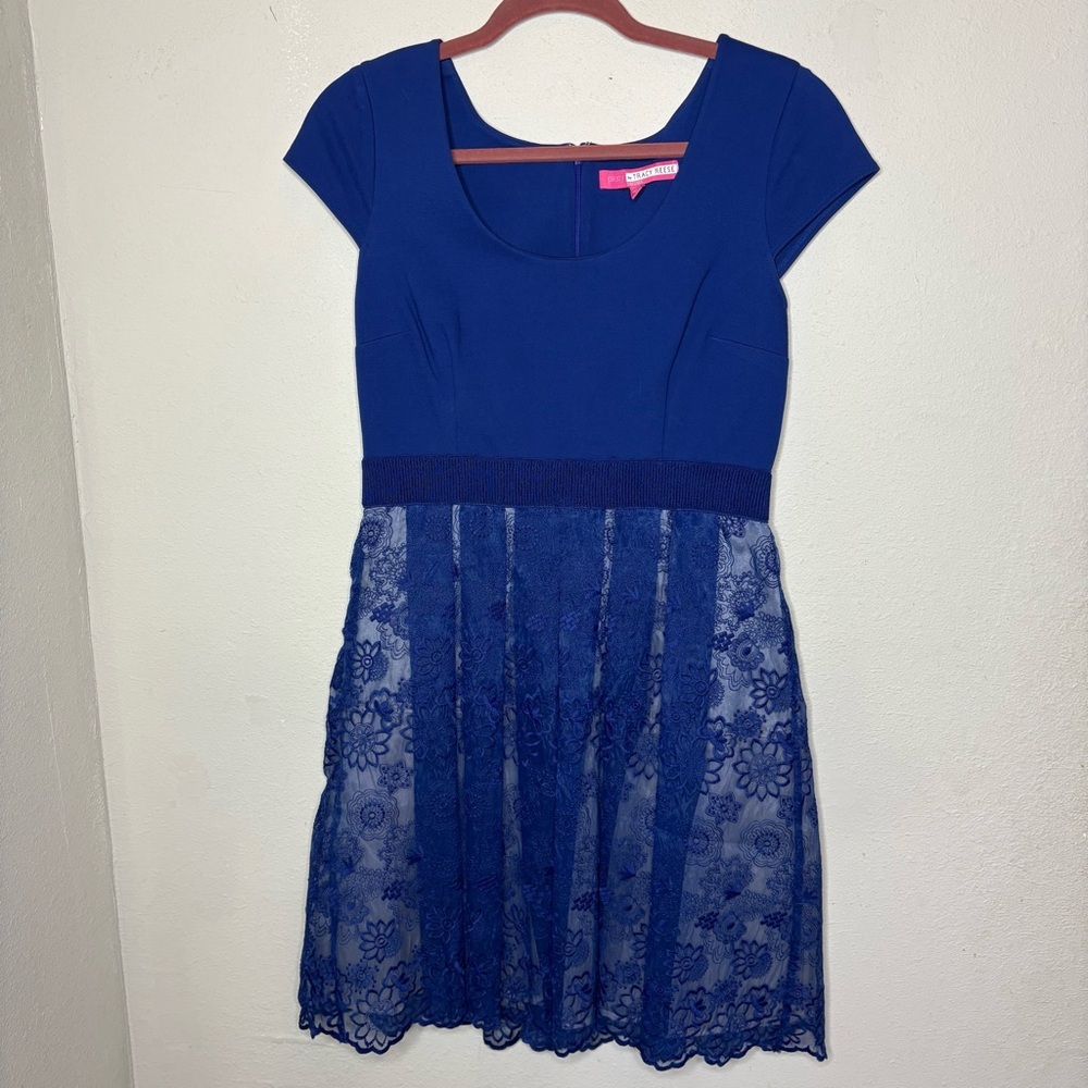 Tracy Reese Royal Blue Zoe Dress Size 10